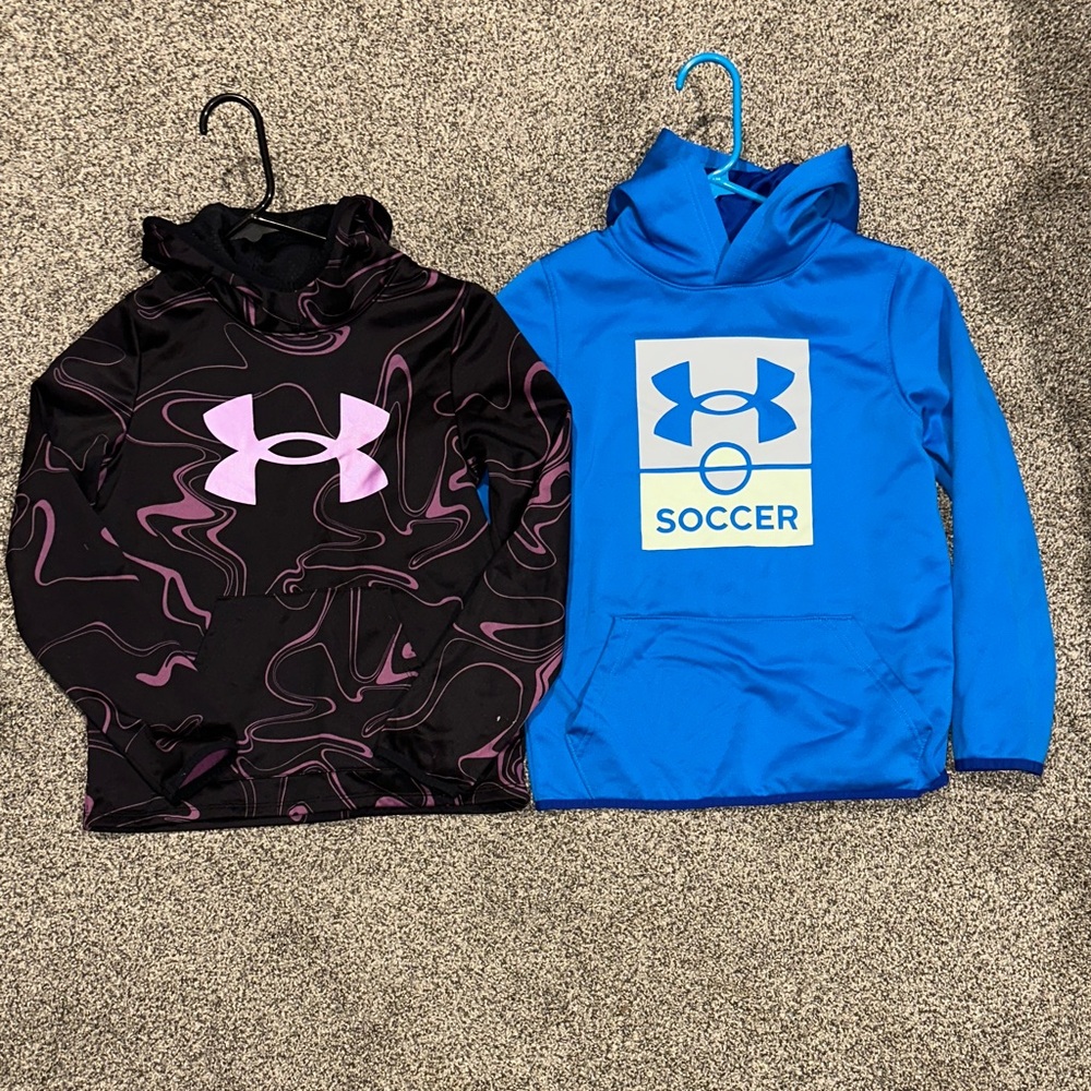Under Armour Kids' Black and Blue Hoodies Set